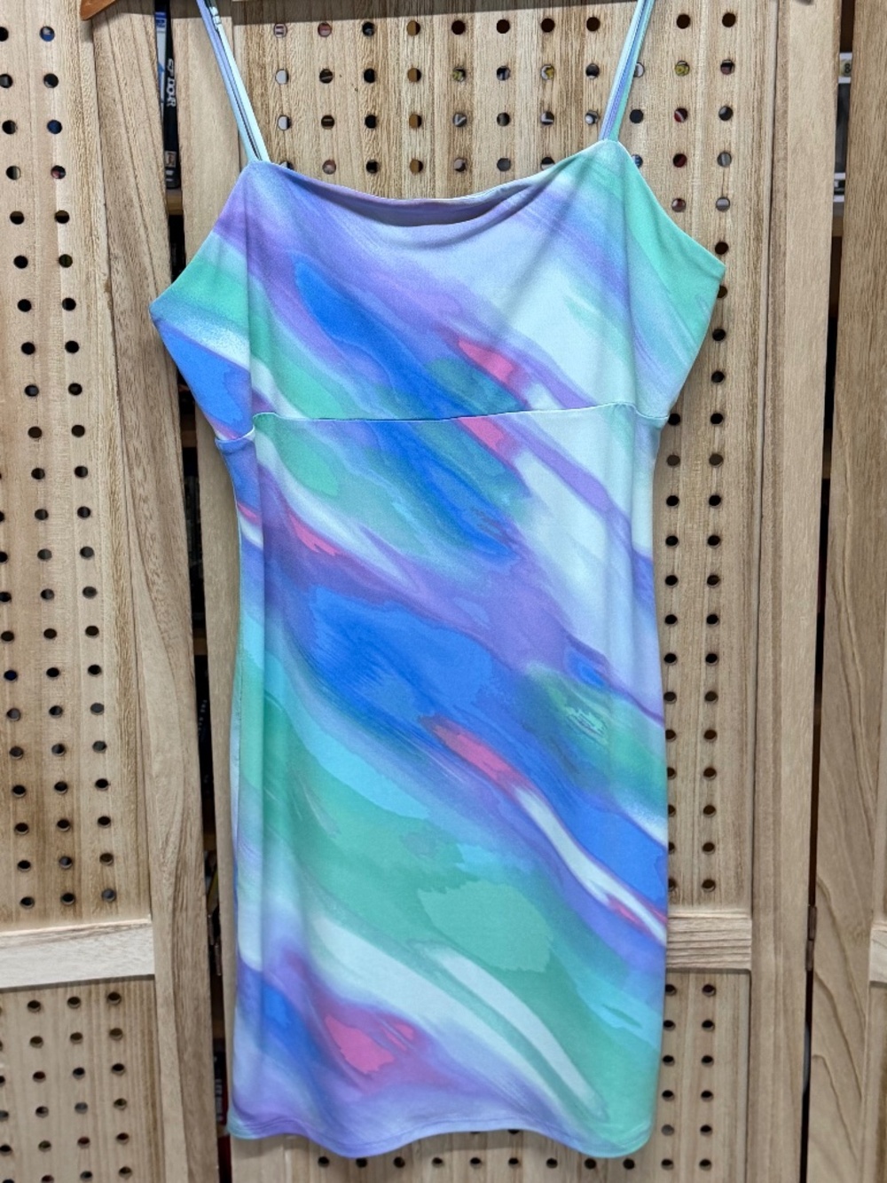 Y2K Pastel Watercolor Slip Dress | 13 Going on 30 Vibes